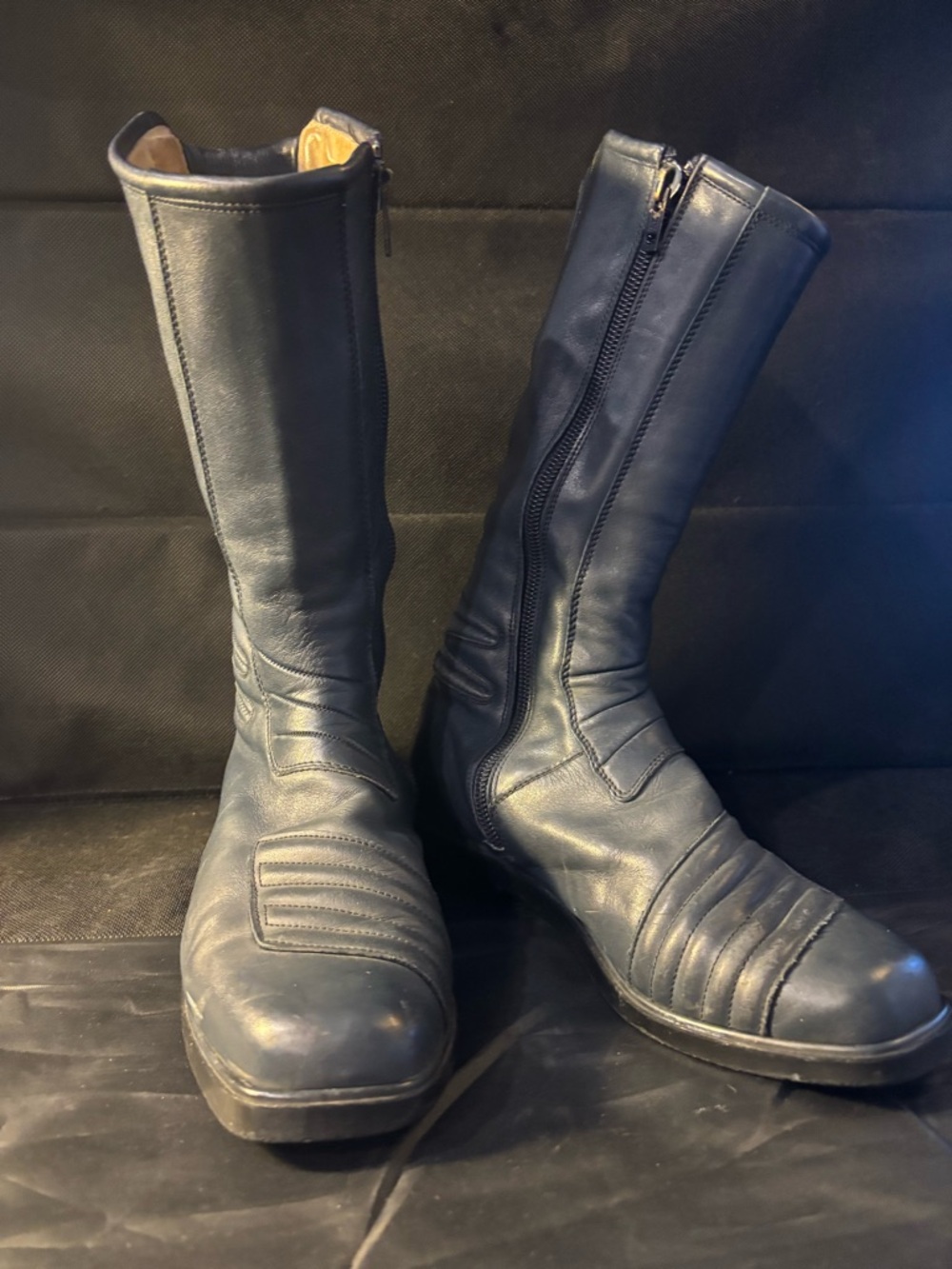 BMW Men's Leather Motorcycle Boots size 8 [women’s size 41]